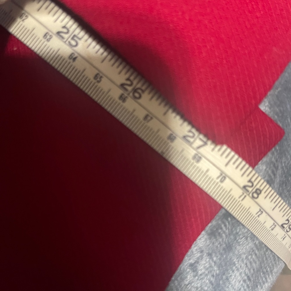 Snazzy, jazzy and classic Talbots red blazer with black sartouche trim - Picture 7 of 9